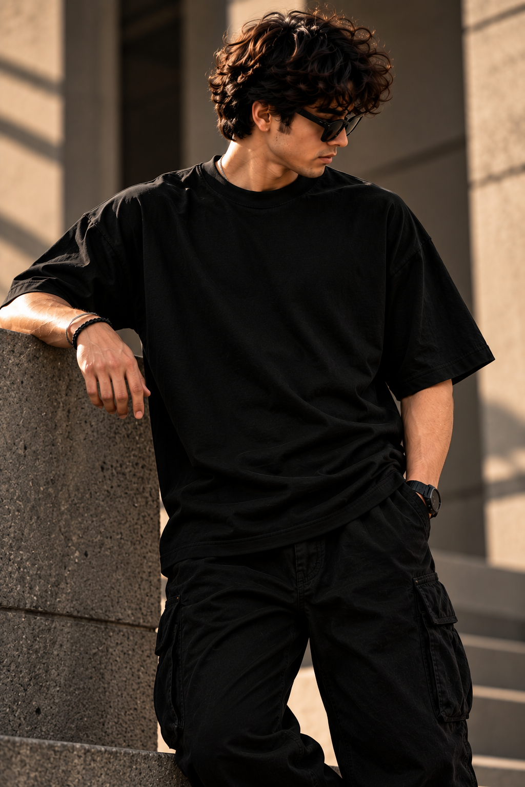 Oversized  Black T-shirt