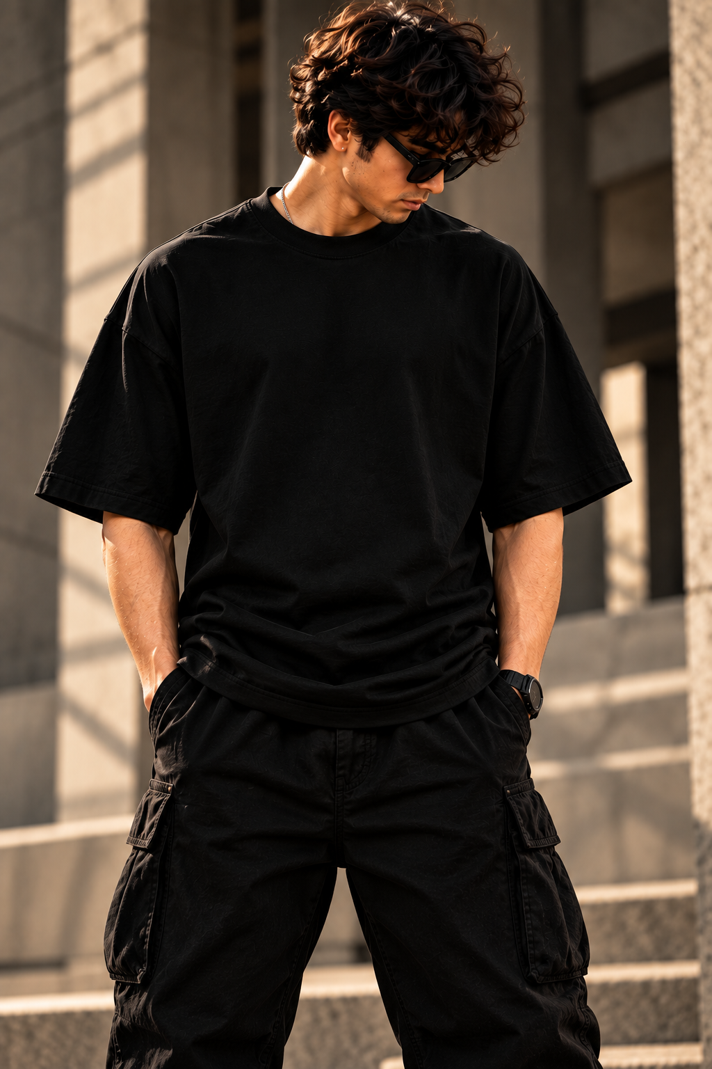 Oversized  Black T-shirt