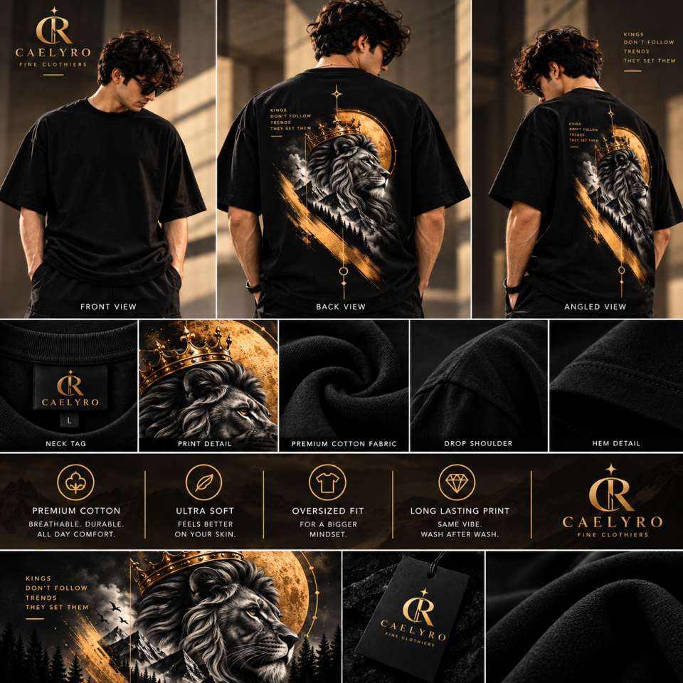 Oversized Black T-Shirt