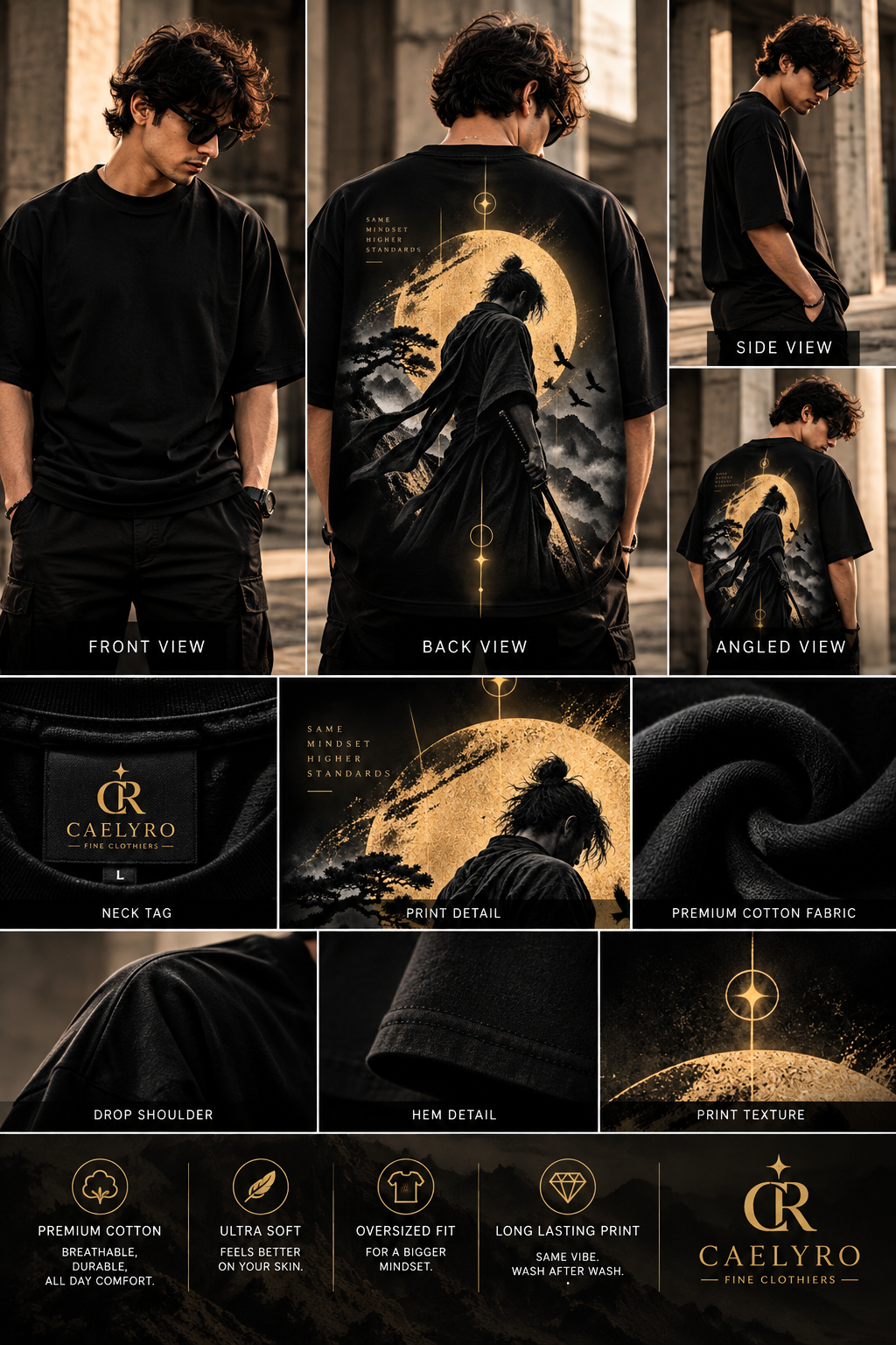 Oversized Black T-Shirt