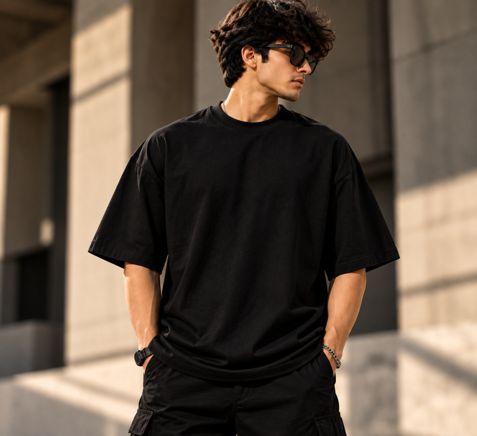 Oversized Black T-Shirt